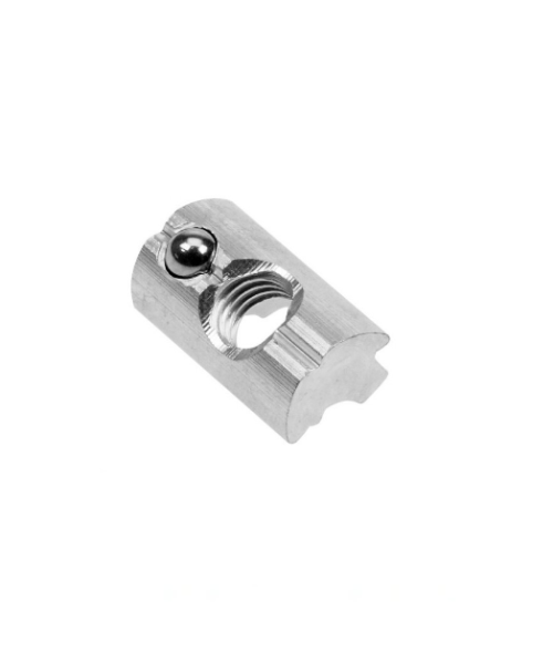 Slide nut with a ball, M8, Al